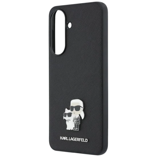 Калъф за Samsung Galaxy A37 5G - Saffiano - Karl Lagerfeld - Karl&Choupette Metal Pin