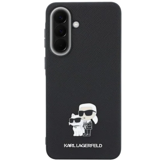 Калъф за Samsung Galaxy A37 5G - Saffiano - Karl Lagerfeld - Karl&Choupette Metal Pin
