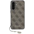 Калъф за Samsung Galaxy A57 5G - Hardcase 4G Classic Logo Charm - Guess - Кафяв