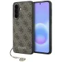 Калъф за Samsung Galaxy A57 5G - Hardcase 4G Classic Logo Charm - Guess - Кафяв