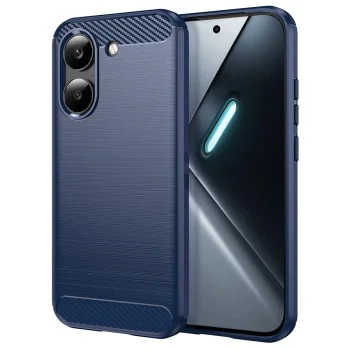 Калъф за Xiaomi Poco X8 Pro - Carbon Silicone - Techsuit - Син