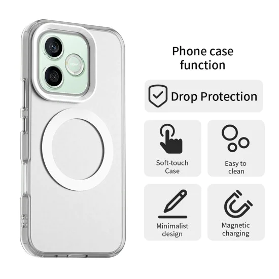 Калъф за Honor 600 Lite - CandyCase MagSafe - Techsuit - Бял