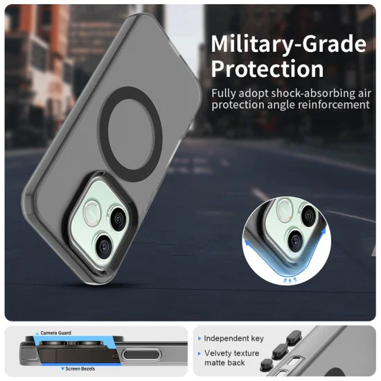 Калъф за Honor 600 Lite - CandyCase MagSafe - Techsuit - Черен