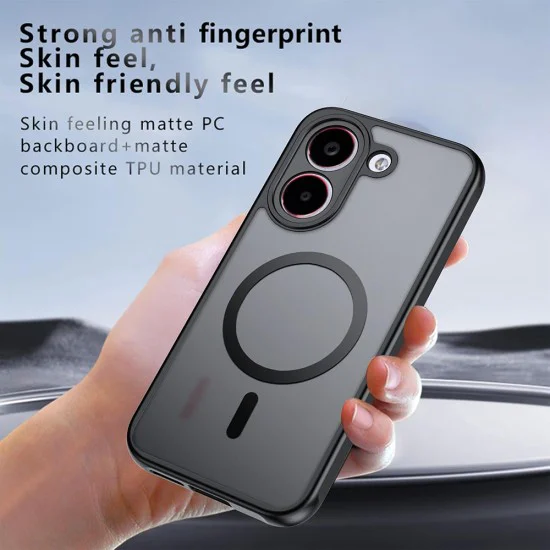 Калъф за Xiaomi Poco X8 Pro - PureFrost MagSafe - Techsuit - Матово черен