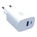 Зарядно устройство 3mk Wall Charger GaN - USB, Type-C 25W, QC4 - Бяло