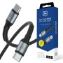 Кабел за данни 3mk Data Cable Hyper N-Series - Type-C към Type-C, 60W, 50cm - Черен