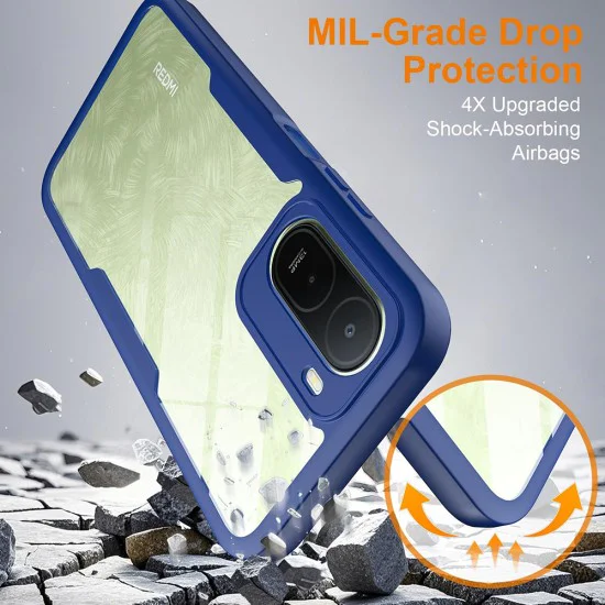 Калъф за Xiaomi Redmi A7 Pro 4G - ColorVerse 360 Series + протектор - Techsuit - Син