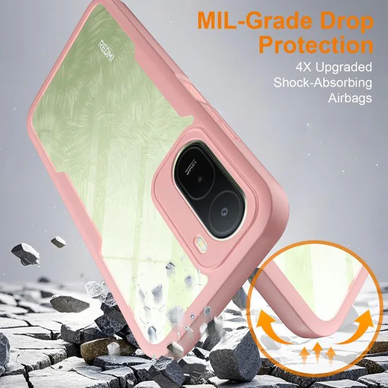 Калъф за Xiaomi Redmi A7 Pro 4G - ColorVerse 360 Series + протектор - Techsuit - Розов