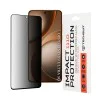 Стъклен протектор за Oppo Find X9 Ultra - 111D Privacy Full Glue - Techsuit - Черен