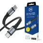 Кабел за данни 3mk Data Cable Hyper N-Series - Type-C към Type-C, 240W, 3m - Черен
