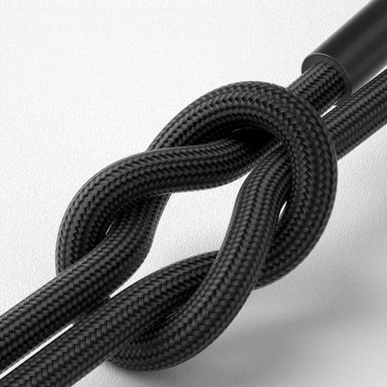 Кабел за данни 3mk Data Cable Hyper N-Series - Type-C към Type-C, 100W, 1.5m - Черен