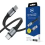 Кабел за данни 3mk Data Cable Hyper N-Series - Type-C към Type-C, 100W, 1.5m - Черен