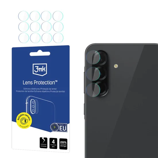 Протектор за камера за Samsung Galaxy A37 5G / A57 5G - Lens Protection (4 pack) - 3mk - Прозрачен