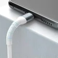 Кабел за данни 3mk Data Cable Hyper N-Series - Type-C към Type-C, 100W, 2m - Бял