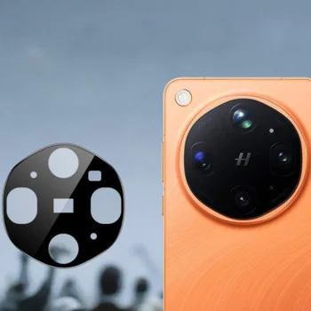Протектор за камера за Oppo Find X9 Ultra - Full Camera Glass - Techsuit - Черен