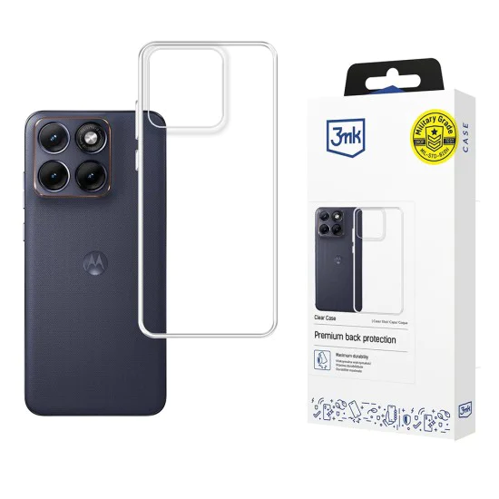Калъф за Motorola Edge 70 Fusion - Clear Case - 3mk - Прозрачен