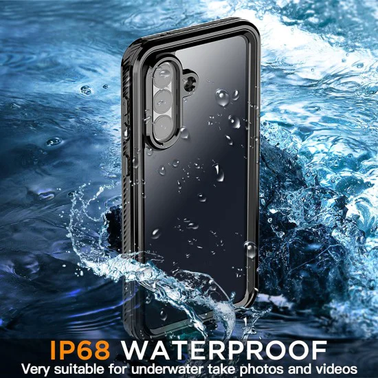 Водоустойчив калъф за Samsung Galaxy A57 5G - Waterproof IP68 Case - ShellBox - Черен