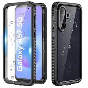 Водоустойчив калъф за Samsung Galaxy A57 5G - Waterproof IP68 Case - ShellBox - Черен