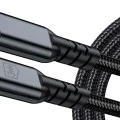 Кабел за данни 3mk Data Cable Hyper N-Series - Thunderbolt 4, 240W, 8K@60Hz, 2m - Черен