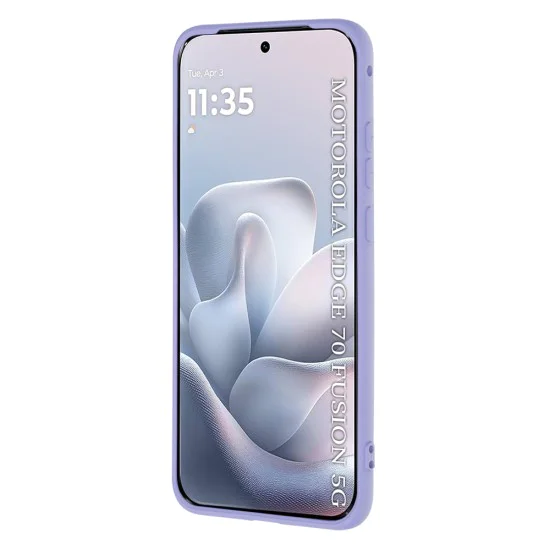Калъф за Motorola Edge 70 Fusion - SoftFlex - Techsuit - Light Purple