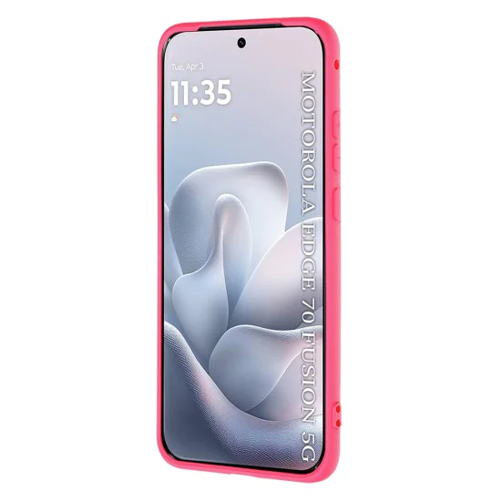Калъф за Motorola Edge 70 Fusion - SoftFlex - Techsuit - Hot Pink