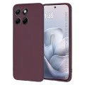 Калъф за Motorola Edge 70 Fusion - SoftFlex - Techsuit - Plum Red