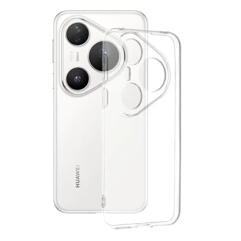 Калъф за Huawei Pura 80 Pro - Clear Silicone - Techsuit - Прозрачен