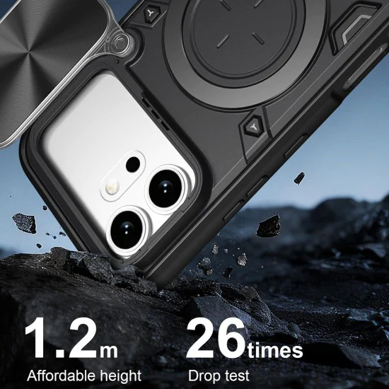 Калъф за Honor 600 / 600 Pro - CamGuard Pro - Techsuit - Черен