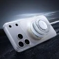 Безжично зарядно устройство Torras MagSafe PolarCircle - Qi2, стойка, Type-C, 15W - Бяло