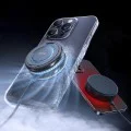 Безжично зарядно устройство Torras MagSafe PolarCircle - Qi2, стойка, Type-C, 15W - Бяло