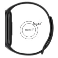 Каишка за Xiaomi Mi Band 8 / 9 / 10 - Watchband (W014) - Techsuit - Serenity Blue