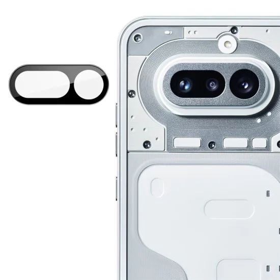 Протектор за камера за Nothing Phone (4a) - Full Camera Glass - Techsuit - Черен
