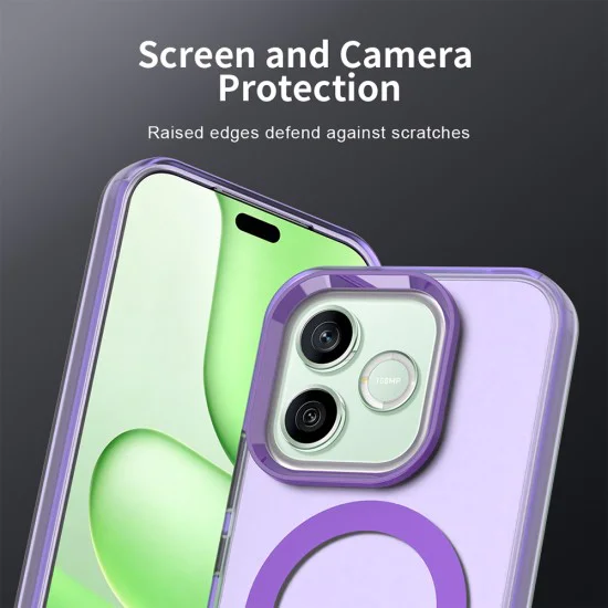 Калъф за Honor 600 / 600 Pro - CandyCase MagSafe - Techsuit - Лилав