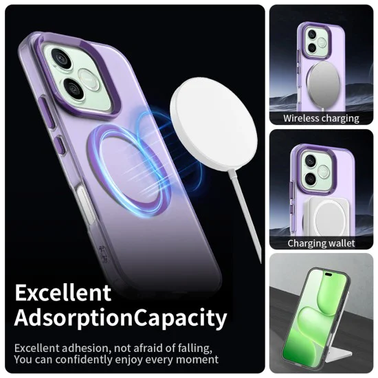 Калъф за Honor 600 / 600 Pro - CandyCase MagSafe - Techsuit - Лилав