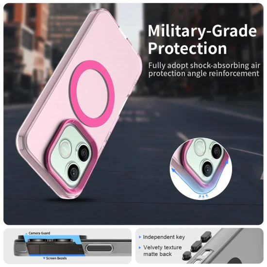 Калъф за Honor 600 / 600 Pro - CandyCase MagSafe - Techsuit - Розов