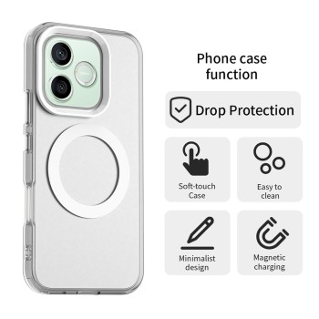 Калъф за Honor 600 / 600 Pro - CandyCase MagSafe - Techsuit - Бял
