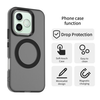 Калъф за Honor 600 / 600 Pro - CandyCase MagSafe - Techsuit - Черен