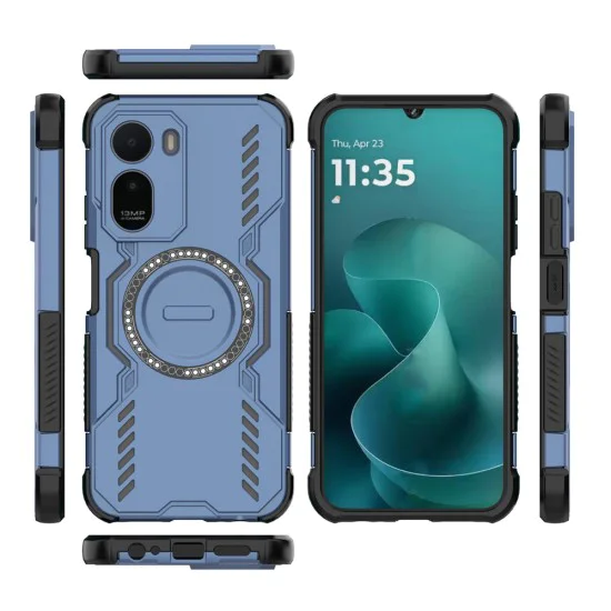 Калъф за Xiaomi Redmi A7 Pro 4G - ArmorMag Case - Techsuit - Син