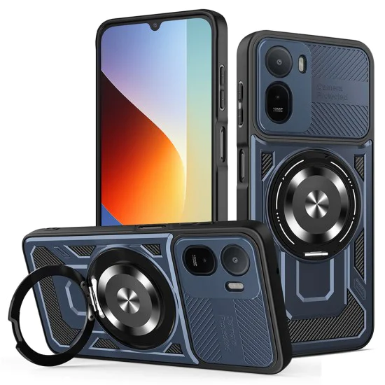 Калъф за Xiaomi Redmi A7 Pro 4G - RuggedCam - Techsuit - Син