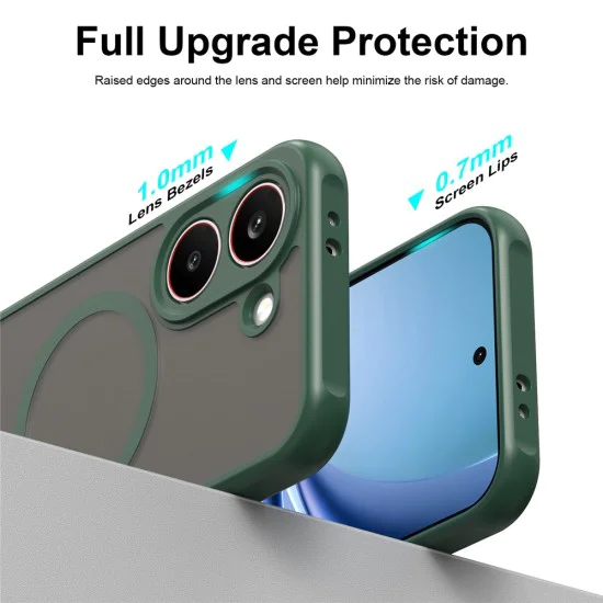 Калъф за Xiaomi Poco X8 Pro - HaloFrost II MagSafe - Techsuit - Зелен