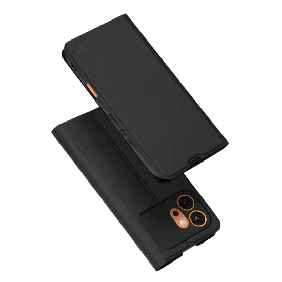 Калъф за Honor 600 - Magskin Book - Techsuit - Черен