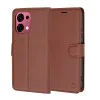 Калъф за Oppo A6 Pro 4G / 5G - Leather Folio - Techsuit - Кафяв
