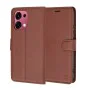 Калъф за Oppo A6 Pro 4G / 5G - Leather Folio - Techsuit - Кафяв