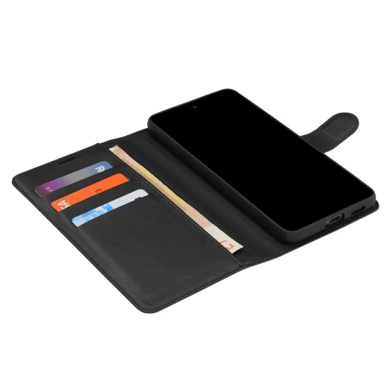 Калъф за Xiaomi Redmi A7 Pro 4G - Leather Folio - Techsuit - Черен