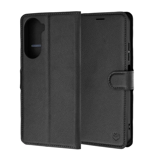 Калъф за Xiaomi Redmi A7 Pro 4G - Leather Folio - Techsuit - Черен