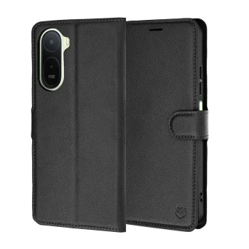 Калъф за Xiaomi Redmi A7 Pro 4G - Leather Folio - Techsuit - Черен