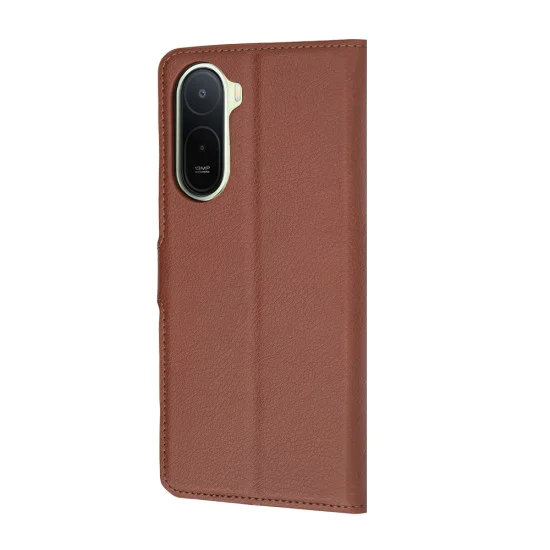 Калъф за Xiaomi Redmi A7 Pro 4G - Leather Folio - Techsuit - Кафяв