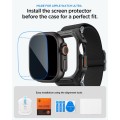 Каишка с калъф и протектор за Apple Watch Ultra / Ultra 2 / Ultra 3 - Lite Fit Pro - Spigen - Матово черна