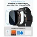 Каишка с калъф и протектор за Apple Watch Ultra / Ultra 2 / Ultra 3 - Lite Fit Pro - Spigen - Матово черна