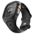 Каишка с калъф и протектор за Apple Watch Ultra / Ultra 2 / Ultra 3 - Liquid Air Pro - Spigen - Матово черна